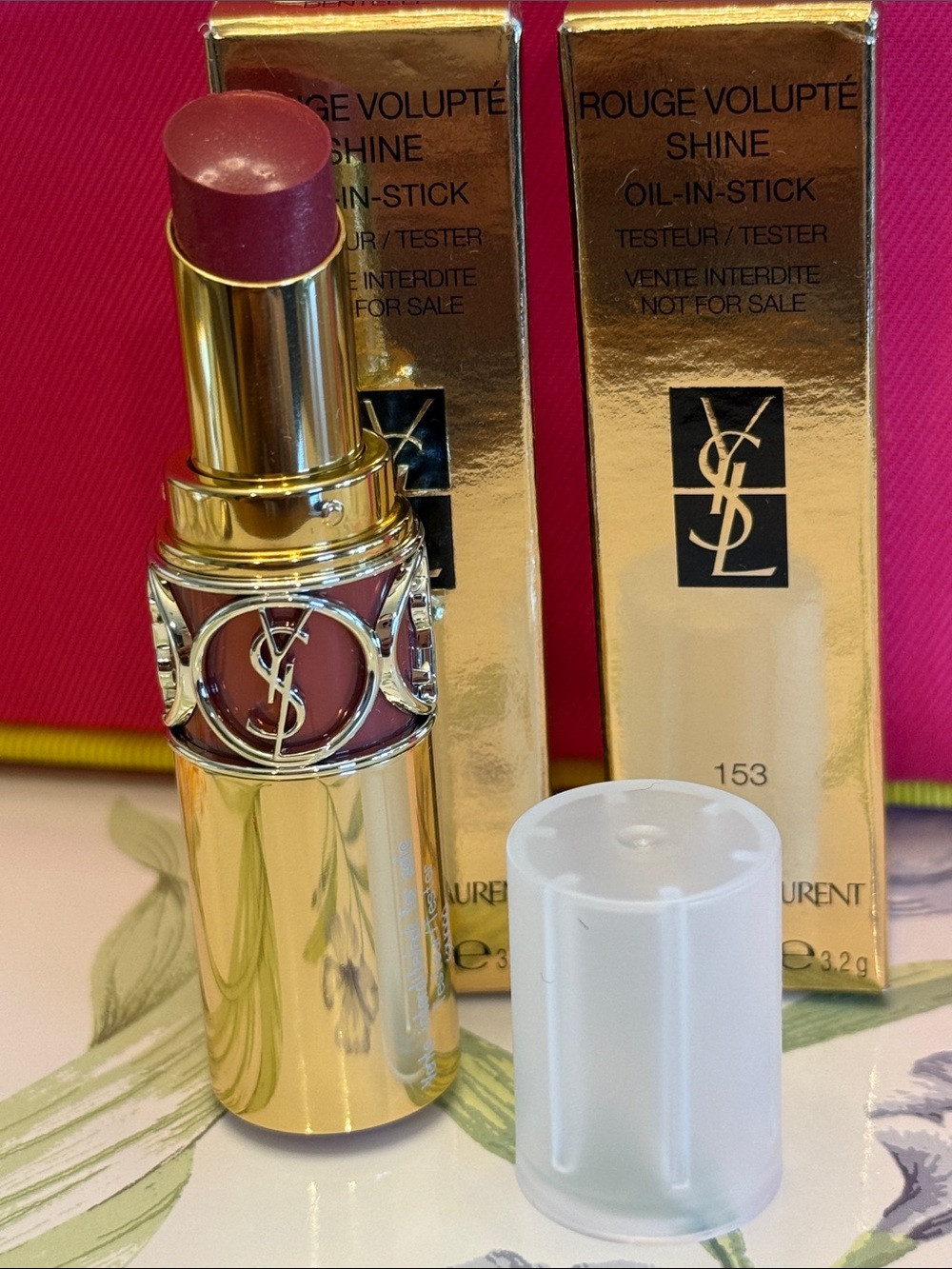 Yves Saint Laurent Rouge Volupté Shine Lipstick - Rosewood Mauve